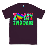 Plum i love my two dads Classic Tee - HRA Design Shop