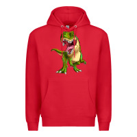 Red T-rex Premium Hoodie - MaliasSmallBusiness