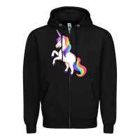Black unicorn Zipper Hoodie - Artiststas