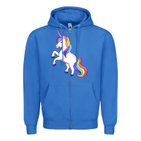 True Royal unicorn Zipper Hoodie - Artiststas