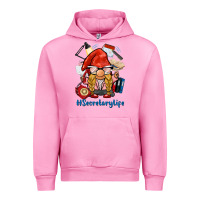 Fuchsia Pink secretary life gnome Urban Hoodie - BarkalooDesign