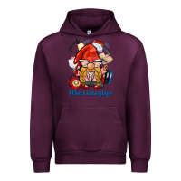 Mauve Wine secretary life gnome Urban Hoodie - BarkalooDesign
