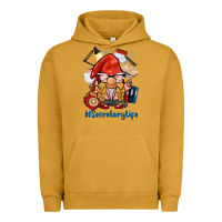 Pigment Peanut Butter secretary life gnome Urban Hoodie - BarkalooDesign