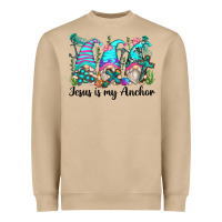 Mushroom jesus is my anchor gnomes Heavyweight Sweatshirt - Zillion Design Studio