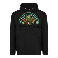 Black merry christmas cactus rainbow Heavyweight Hoodie - BarkalooDesign