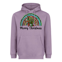 Lavender merry christmas cactus rainbow Heavyweight Hoodie - BarkalooDesign