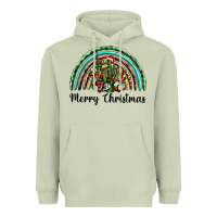 Matcha merry christmas cactus rainbow Heavyweight Hoodie - BarkalooDesign
