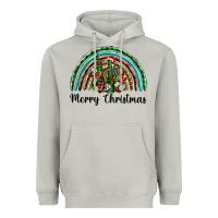 Moon Dust merry christmas cactus rainbow Heavyweight Hoodie - BarkalooDesign