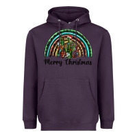 Plum merry christmas cactus rainbow Heavyweight Hoodie - BarkalooDesign