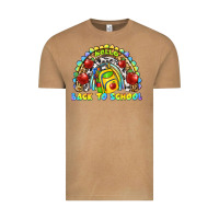 Vintage Camel hello back to school rainbow Vintage Tee - texasbilliewilder