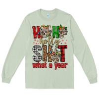 Matcha ho ho holly shit what a year Long Sleeve Tee - FaDigitalArtStudio
