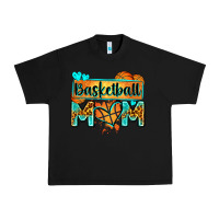Black basketball mom with leopard Urban Heavy Tee - Zillion Design Studio