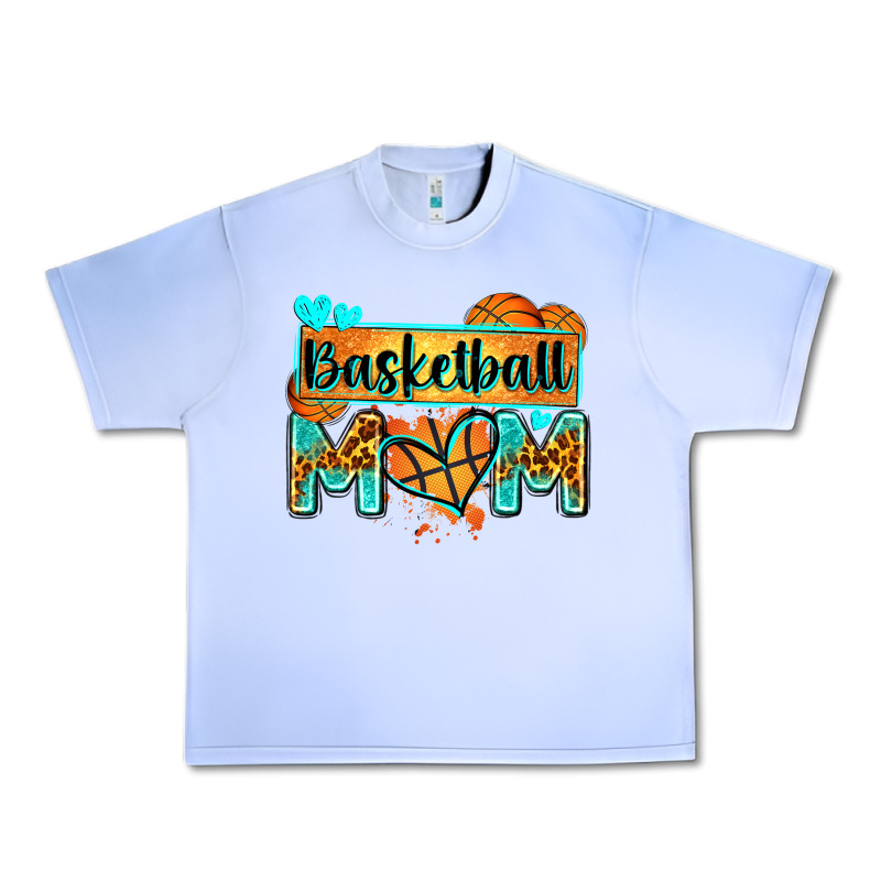 Basketball Mom With Leopard Urban Heavy Tee by Zillion Design Studio | Teevron