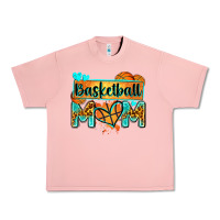 Salmon basketball mom with leopard Urban Heavy Tee - Zillion Design Studio