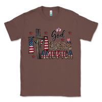 Chestnut god bless america Classic Tee - CowhideDigitalArt