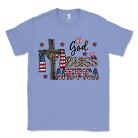 Colony Blue god bless america Classic Tee - CowhideDigitalArt