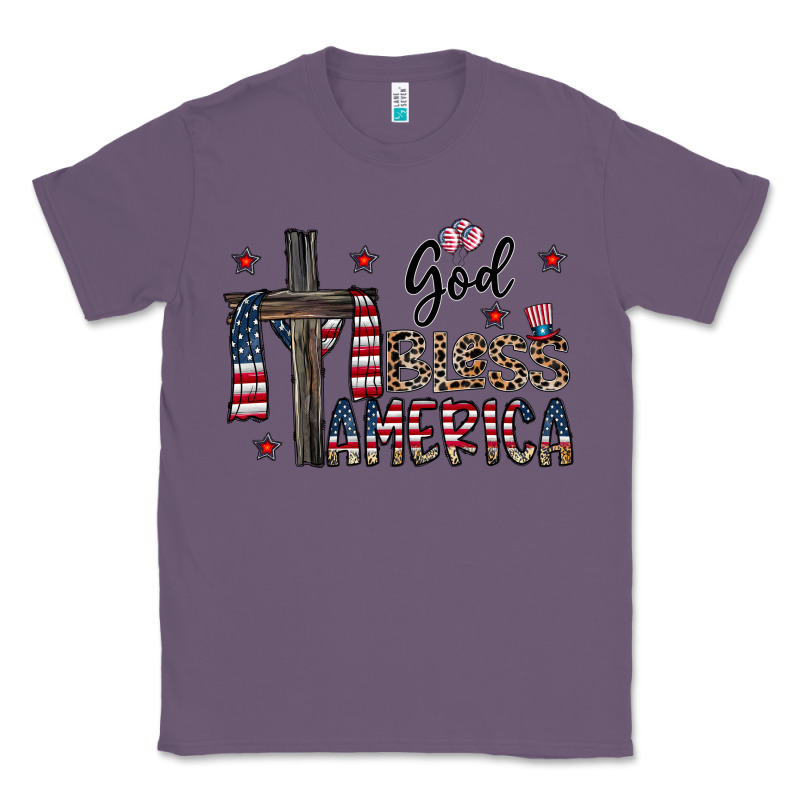 God Bless America Classic Tee by CowhideDigitalArt | Teevron