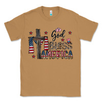 Toasted Coconut god bless america Classic Tee - CowhideDigitalArt