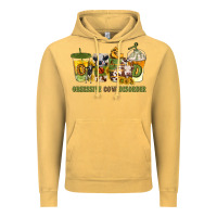 Vintage Mustard Obsessive cow disorder coffee cups Vintage Hoodie - texasbilliewilder