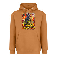 Meerkat First In last Out Firefighter Heavyweight Hoodie - LillyAllenDesigns