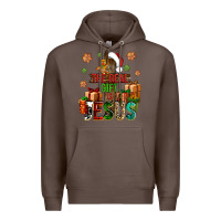 Coffee The real gift is Jesus Premium Hoodie - NancyCooperArtShop