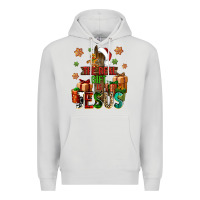 Dove Grey The real gift is Jesus Premium Hoodie - NancyCooperArtShop