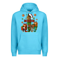 Ocean Blue The real gift is Jesus Premium Hoodie - NancyCooperArtShop