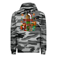 Slate Camo The real gift is Jesus Premium Hoodie - NancyCooperArtShop