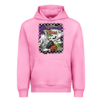 Fuchsia Pink halloween vibes Urban Hoodie - BarkalooDesign