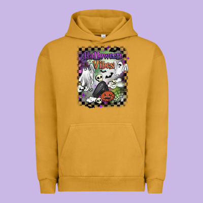 Halloween Vibes Urban Hoodie Designed By Barkaloodesign
