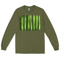 Army Green watermelon pattern background Long Sleeve Tee - HRA Design Shop