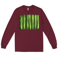 Burgundy watermelon pattern background Long Sleeve Tee - HRA Design Shop