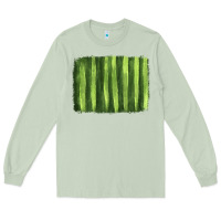 Matcha watermelon pattern background Long Sleeve Tee - HRA Design Shop