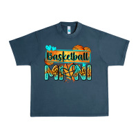 Midnight Navy basketball mini with leopard Urban Heavy Tee - Zillion Design Studio
