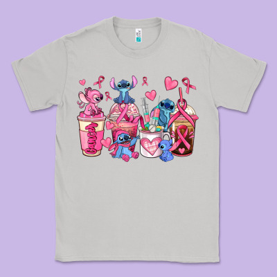 Breast Cancer Stitch Coffee Cups Classic Tee Designed By Adodesignshop