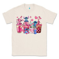 Natural breast cancer stitch coffee cups Classic Tee - AdoDesignShop