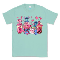 Seafoam breast cancer stitch coffee cups Classic Tee - AdoDesignShop