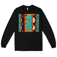 Black aztec leopard glitter Long Sleeve Tee - AdoDesignShop