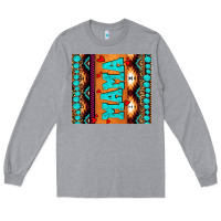 Heather Grey aztec leopard glitter Long Sleeve Tee - AdoDesignShop