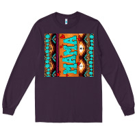 Plum aztec leopard glitter Long Sleeve Tee - AdoDesignShop