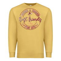 Antique Gold mother and daughter best friends for life Premium Sweatshirt - MaliasSmallBusiness