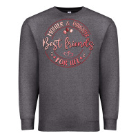 Charcoal Heather mother and daughter best friends for life Premium Sweatshirt - MaliasSmallBusiness
