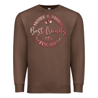 Chestnut mother and daughter best friends for life Premium Sweatshirt - MaliasSmallBusiness