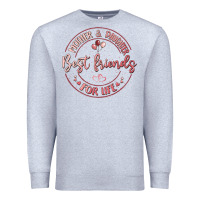 Heather Grey mother and daughter best friends for life Premium Sweatshirt - MaliasSmallBusiness