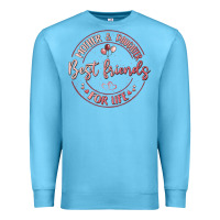Ocean Blue mother and daughter best friends for life Premium Sweatshirt - MaliasSmallBusiness
