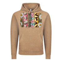 Vintage Coffee Easter Brushstroke With Quail Eggs Daisy And Bunny Vintage Hoodie - RanaPortraitStore