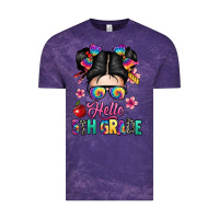 Cloud Purple hello fifth grade Vintage Tee - texasbilliewilder