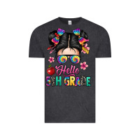 Vintage Black hello fifth grade Vintage Tee - texasbilliewilder
