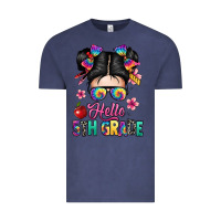Vintage Denim hello fifth grade Vintage Tee - texasbilliewilder