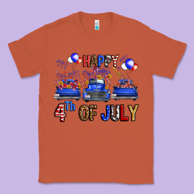 Western Hello Fourth Of July Trucks Classic Tee Designed By Fadigitalartstudio